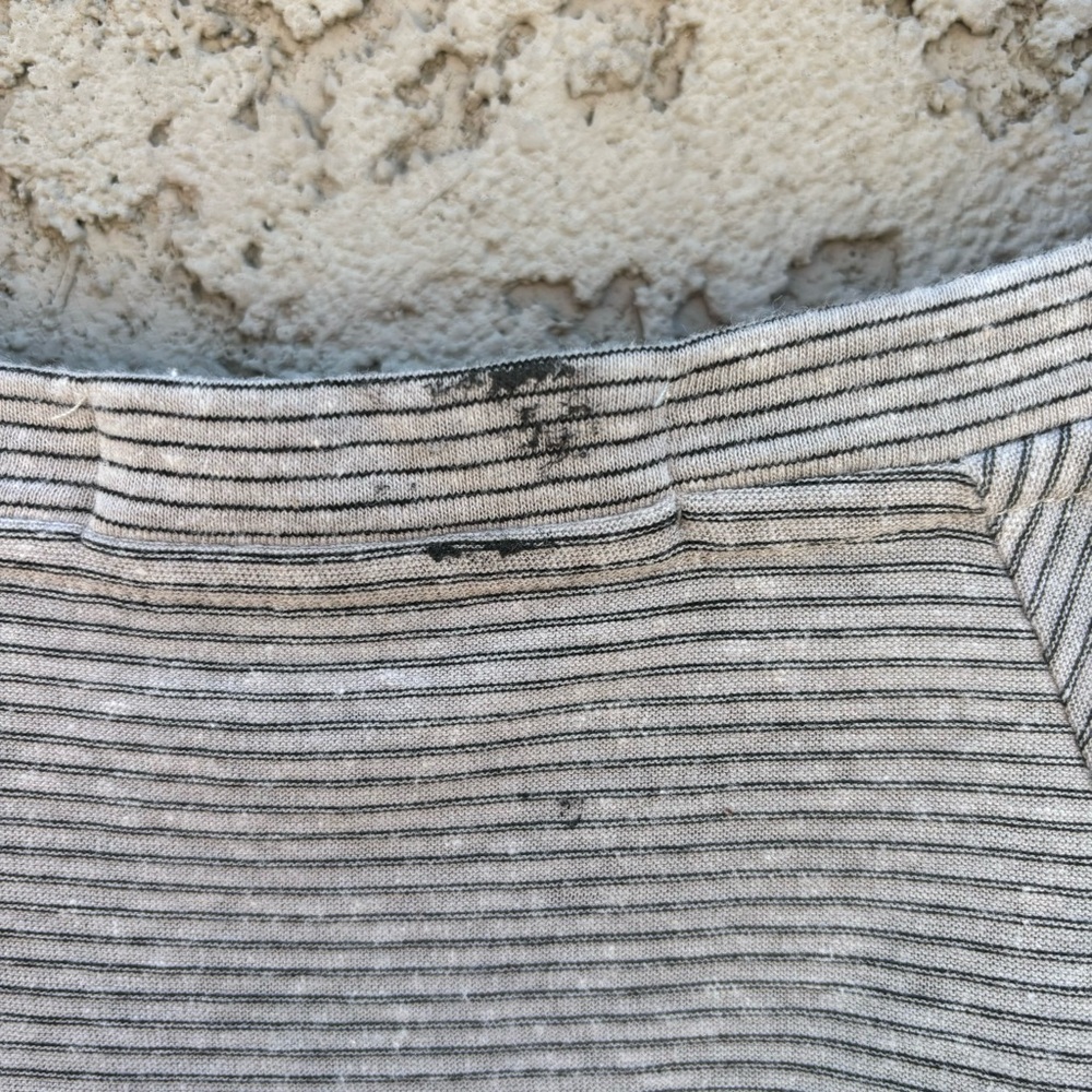 LOVESTITCH Horizontal Front Tie Tee Shirt - Picture 7 of 8